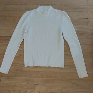 White Turtleneck Sweater